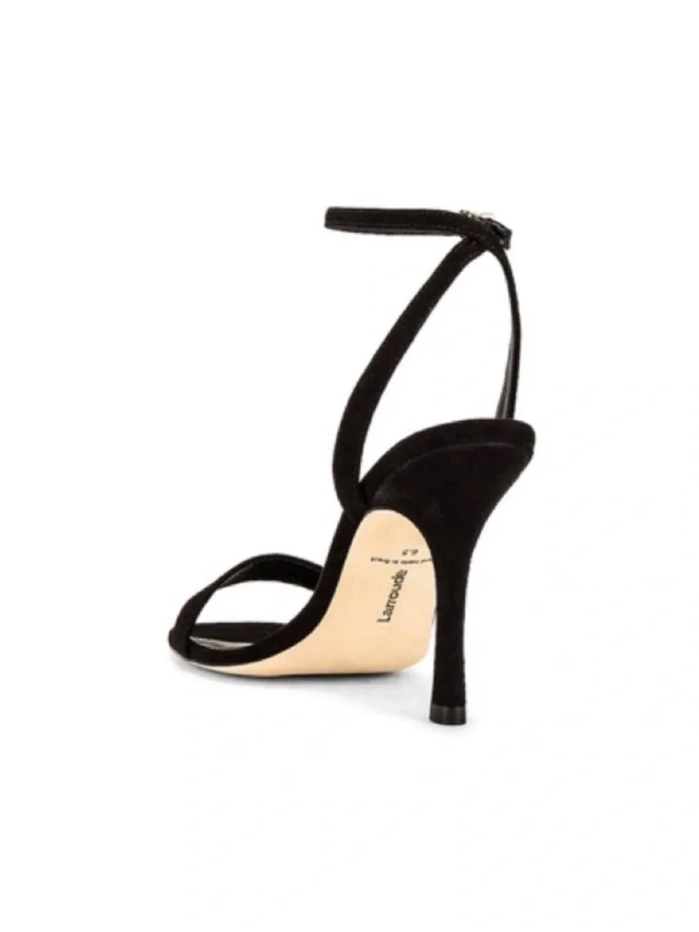 Larroude ‘The Nyx Heel’ in Black Suede Size 9